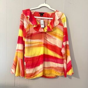 NWT Natoriuos Silk Blouse Size Medium